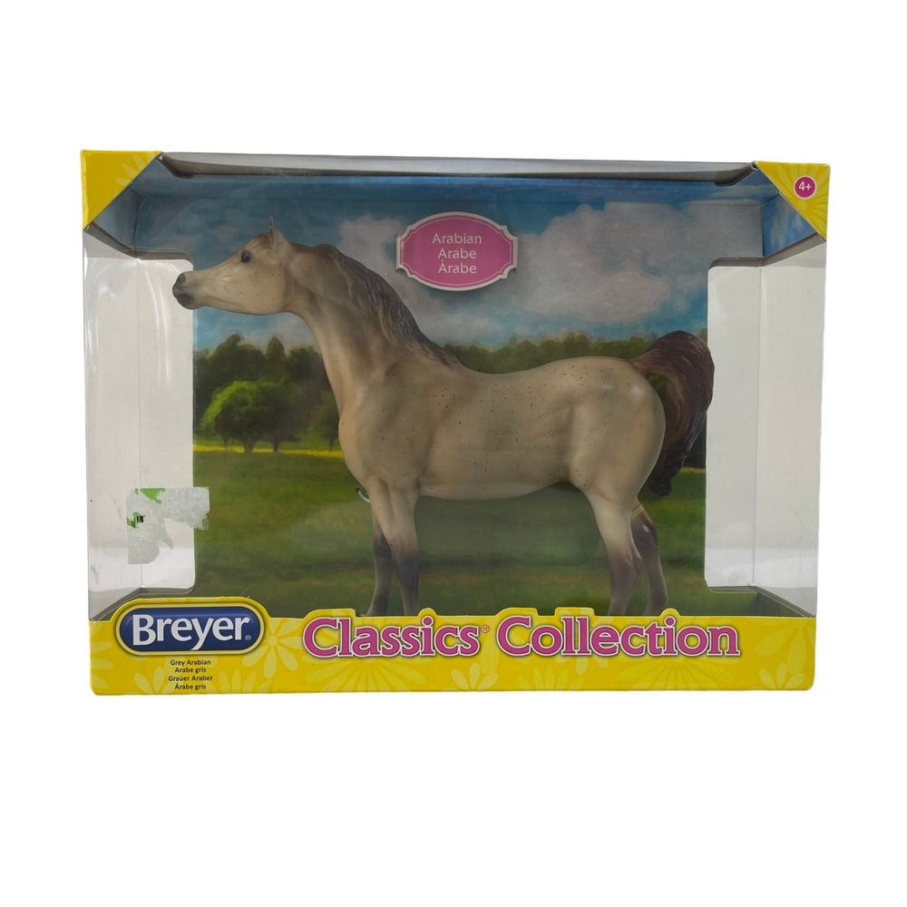 Breyer Classics Model Horse Gray Arabian In Box Figure